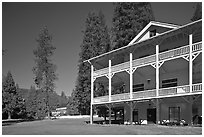 Wawona lodge. Yosemite National Park ( black and white)