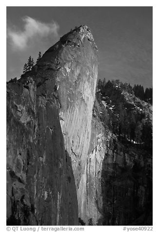 Leaning Tower, sunset. Yosemite National Park, California, USA.