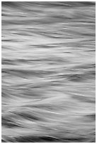 Water abstract. Yosemite National Park, California, USA. (black and white)