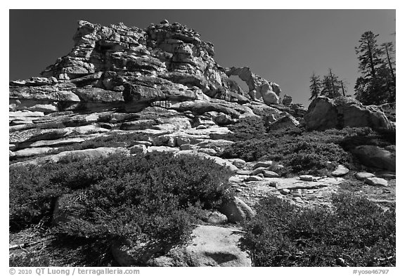 Indian Rock. Yosemite National Park, California, USA.