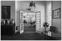 Lobby, Wawona Hotel. Yosemite National Park ( black and white)