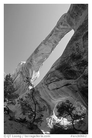 Double O Arch, afternoon. Arches National Park, Utah, USA.