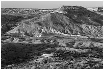 Salt Valley. Arches National Park ( black and white)