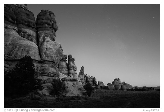 Dollhouse at dusk. Canyonlands National Park, Utah, USA.