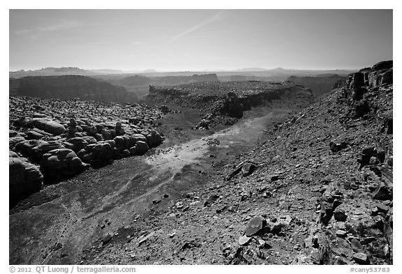 Surprise Valley from above. Canyonlands National Park, Utah, USA.