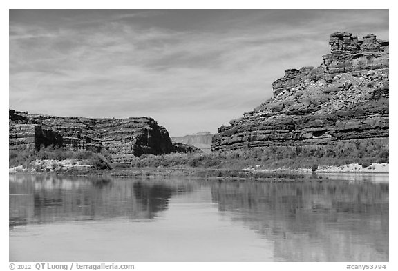 River view, Colorado River. Canyonlands National Park, Utah, USA.