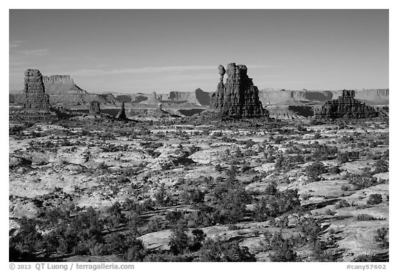 Land of Standing rocks, Maze District. Canyonlands National Park, Utah, USA.