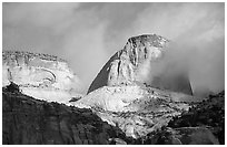 Golden Throne. Capitol Reef National Park, Utah, USA. (black and white)