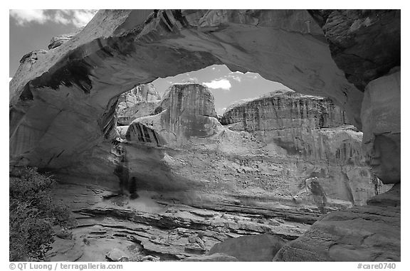 Hickman Bridge natural arch. Capitol Reef National Park, Utah, USA.