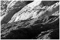 Waterpocket Fold and Red slide, sunrise. Capitol Reef National Park, Utah, USA. (black and white)