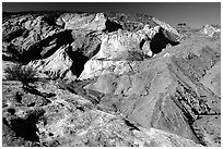 Waterpocket Fold and Red slide, morning. Capitol Reef National Park ( black and white)