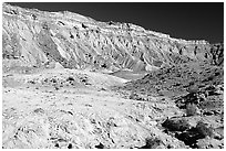 Colorful Cliffs. Capitol Reef National Park ( black and white)