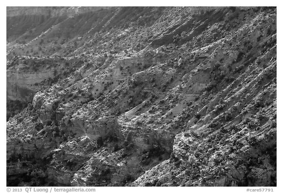 Sulfur Creek Canyon Wall. Capitol Reef National Park, Utah, USA.