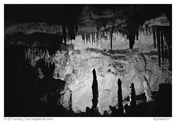 Stalactites and Stalacmites, Lehman Caves. Great Basin National Park, Nevada, USA.