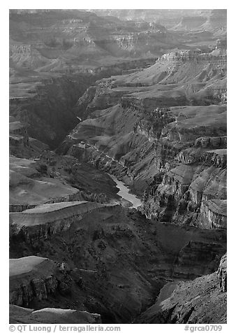 Granite Gorge, afternoon. Grand Canyon National Park, Arizona, USA.