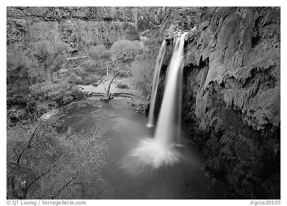 Havasu Falls, Havasu Canyon. Grand Canyon National Park, Arizona, USA.