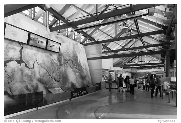 Inside main visitor center. Grand Canyon National Park, Arizona, USA.