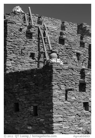 Stone masonry style Hopi House. Grand Canyon National Park, Arizona, USA.