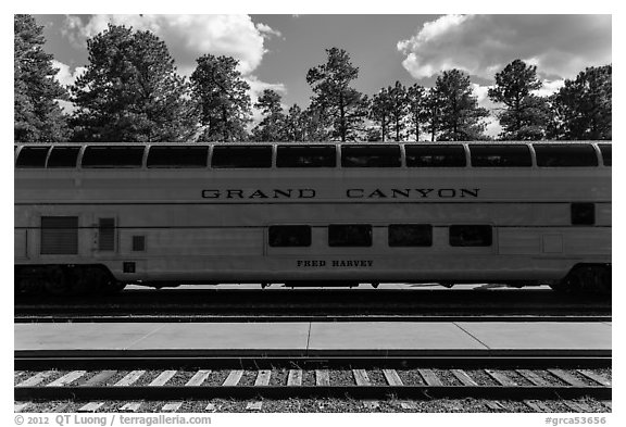 Grand Canyon railway. Grand Canyon National Park, Arizona, USA.