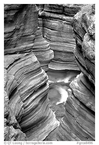 Slot Canyon carved by Deer Creek. Grand Canyon National Park, Arizona, USA.