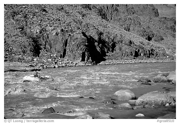 Rafting on  Colorado River. Grand Canyon National Park, Arizona, USA.