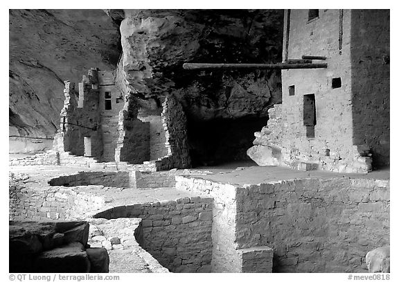 Long bean in Balcony House. Mesa Verde National Park, Colorado, USA.