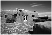 Painted Desert Inn. Petrified Forest National Park ( black and white)