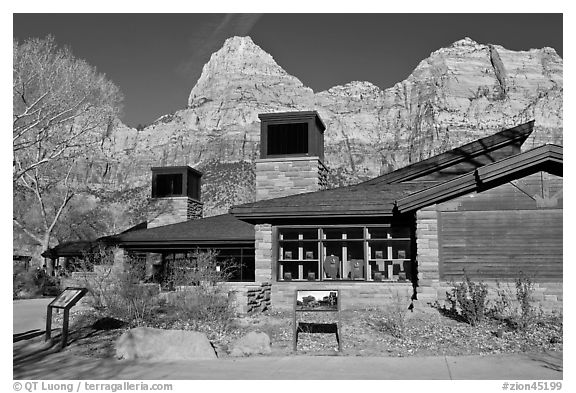 Zion Visitor Center. Zion National Park, Utah, USA.