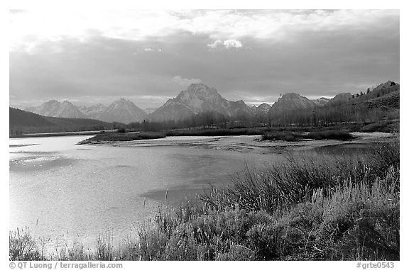 Oxbow bend and Mt Moran. Grand Teton National Park, Wyoming, USA.