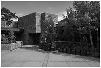 Beaver Meadows Visitor Center. Rocky Mountain National Park ( black and white)