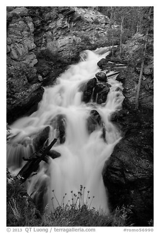 Adams Falls. Rocky Mountain National Park, Colorado, USA.