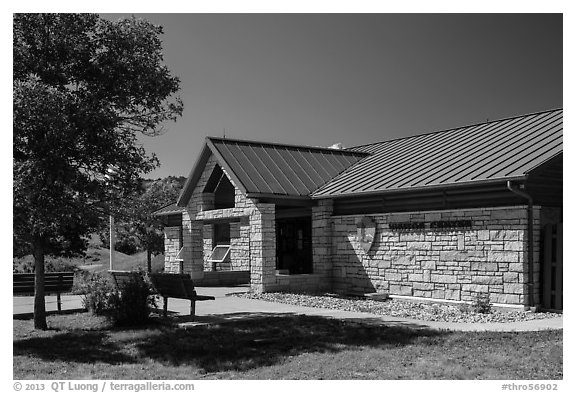 North Unit Visitor Center. Theodore Roosevelt National Park, North Dakota, USA.