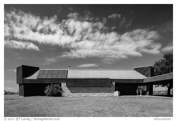 Painted Canyon Visitor Center. Theodore Roosevelt National Park, North Dakota, USA.