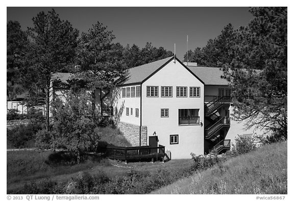 Visitor center. Wind Cave National Park, South Dakota, USA.