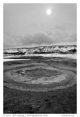 Mustard Spring. Yellowstone National Park, Wyoming, USA.