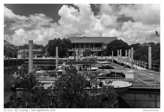 Dante Fascell Visitor Center. Biscayne National Park, Florida, USA.