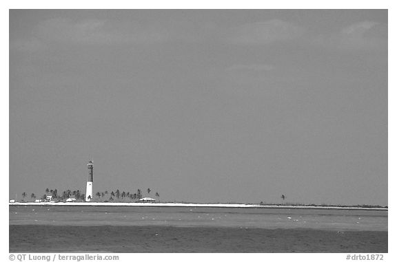 Loggerhead Key and lighthouse. Dry Tortugas National Park, Florida, USA.