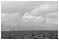 Garden and Loggerhead Keys. Dry Tortugas National Park ( black and white)