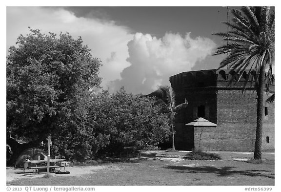 Camping. Dry Tortugas National Park, Florida, USA.