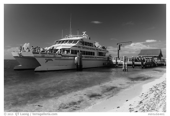 Yankee Freedom Ferry. Dry Tortugas National Park, Florida, USA.