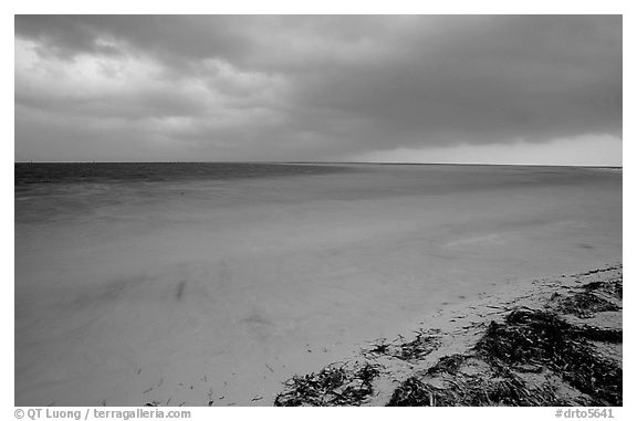 Approaching storm from Bush Key. Dry Tortugas National Park, Florida, USA.