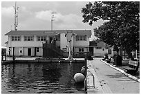 Gulf Coast Visitor Center. Everglades National Park ( black and white)