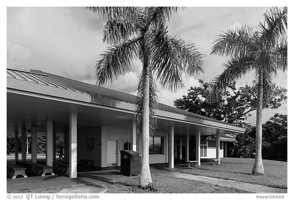 Royal Palms VisitorGr Center. Everglades National Park, Florida, USA.