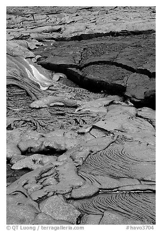 Lava flow. Hawaii Volcanoes National Park, Hawaii, USA.