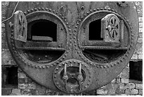 Furnace, Hassel Island. Virgin Islands National Park ( black and white)