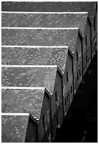 Colonial-era buildings of the Rocks. Sydney, New South Wales, Australia (black and white)