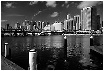 Darling harbour. Sydney, New South Wales, Australia ( black and white)