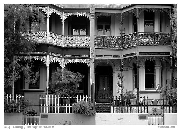 Residences. Sydney, New South Wales, Australia (black and white)