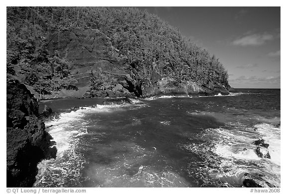 Red sand beach in Hana. Maui, Hawaii, USA