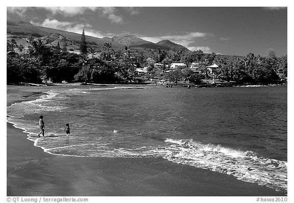 The beach of Hana. Maui, Hawaii, USA